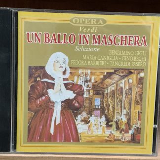 Verdi: Un Ballo in Maschera (Selezione)