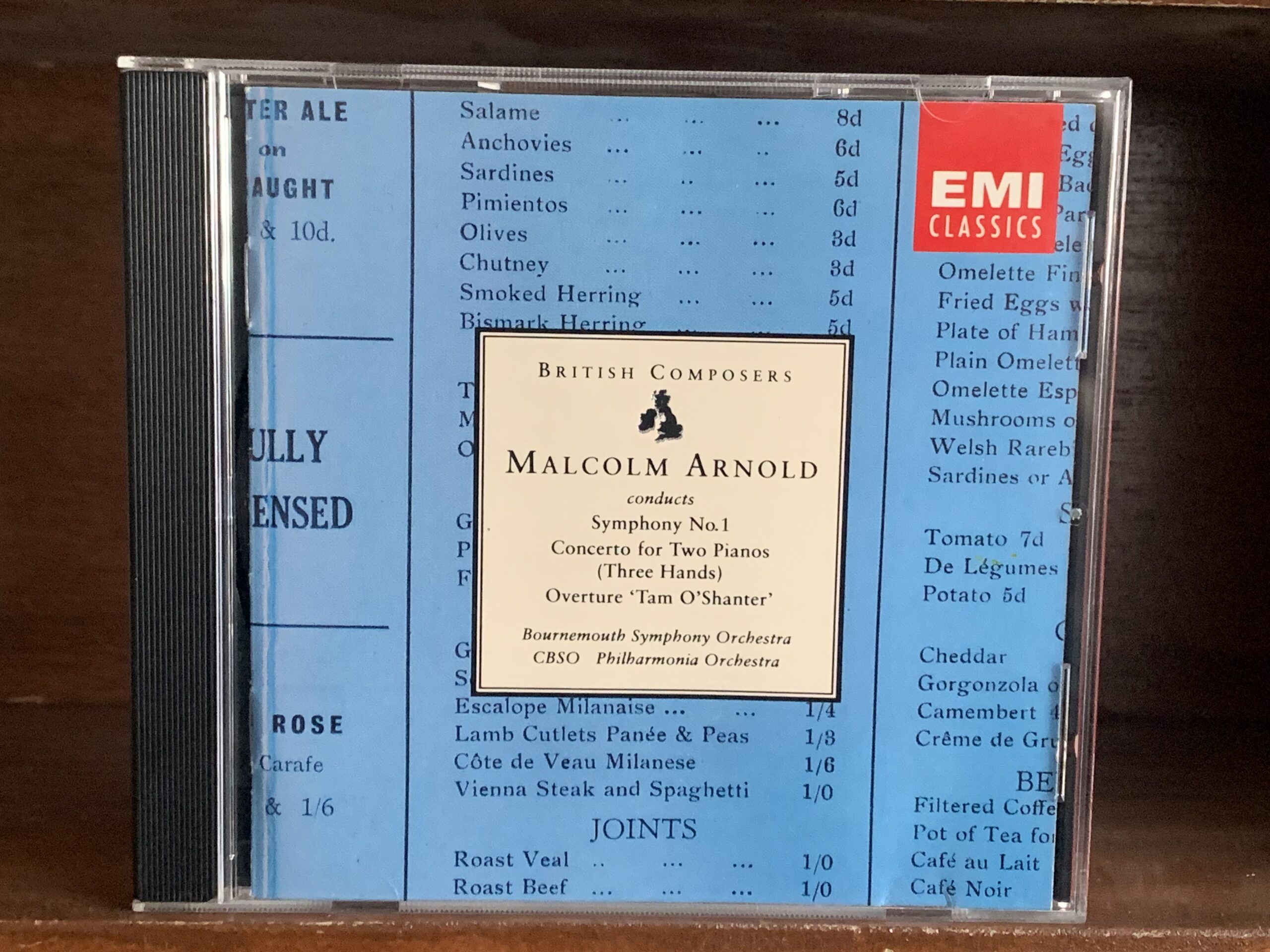 Malcolm Arnold conducts Arnold (Symphony No. 1, Concerto for Two Pianos)