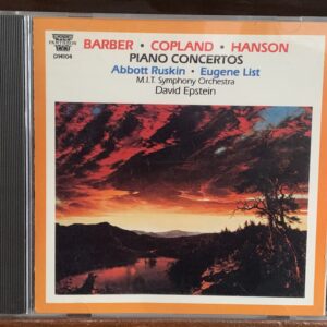 Piano Concertos: Obras de Barber, Copland, Hanson