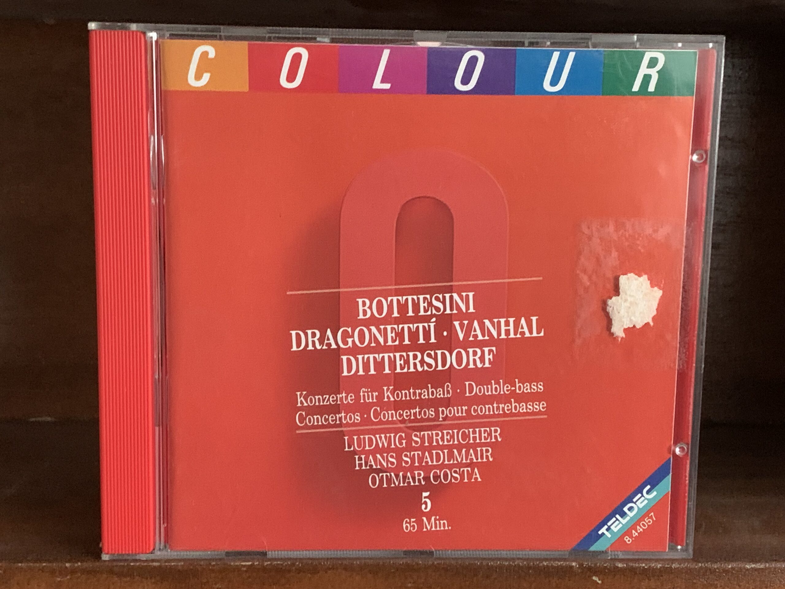 Concertos para Contrabajo: Obras de Bottesini, Dragonetti, Vanhal, Dittersdorf