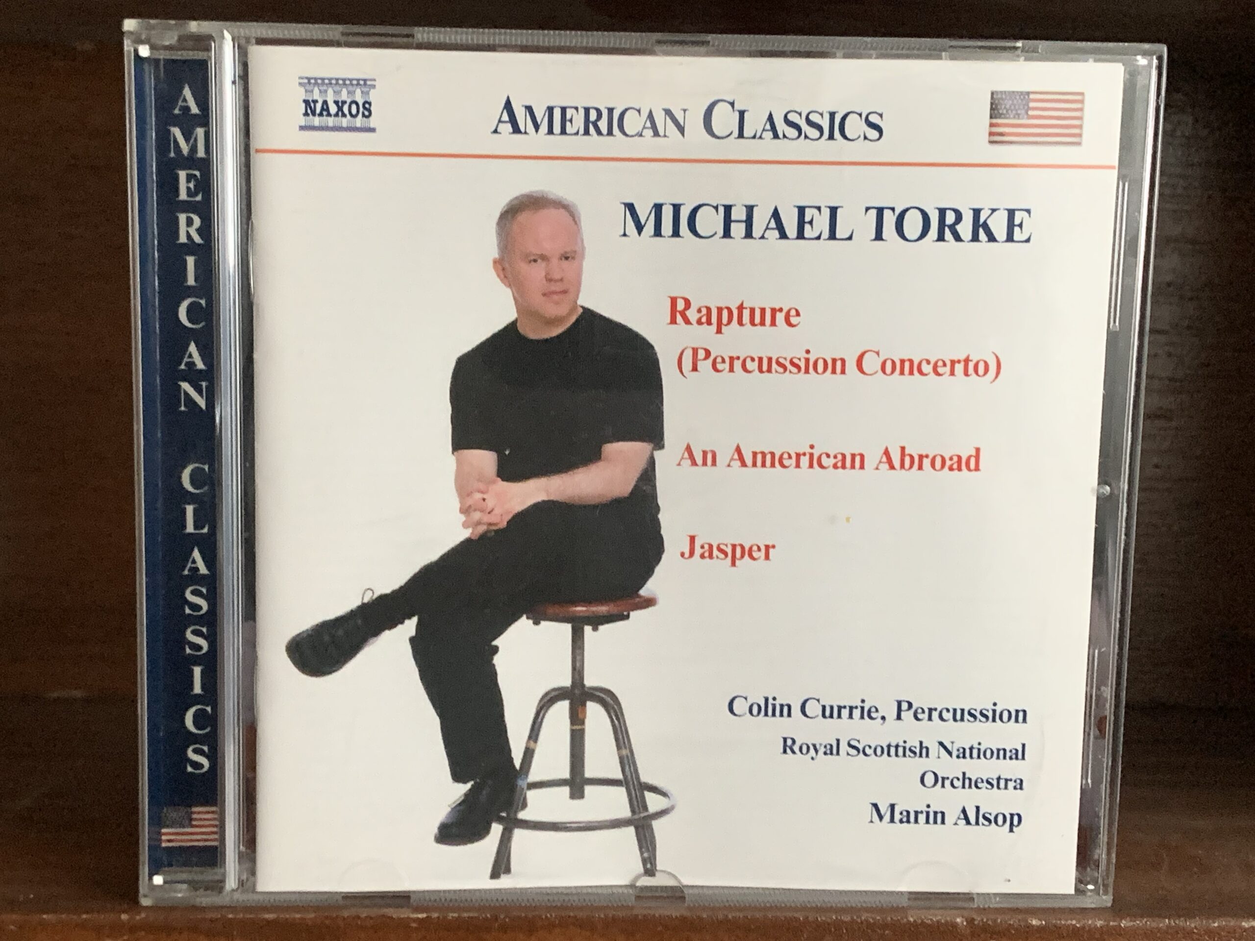 Michael Torke: Rapture (Percussion Concerto) / An American Abroad / Jasper