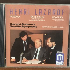 Henri Lazarof: Poema / Tableaux / Icarus