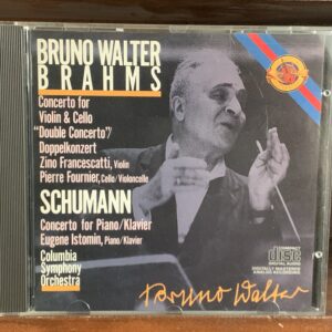 Brahms: Double Concerto / Schumann: Piano Concerto (Bruno Walter)