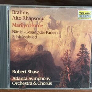 Brahms: Alto Rhapsody / Nänie / Schicksalslied