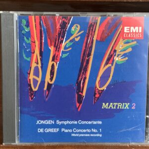 Matrix 2: Jongen / De Greef Piano Concertos