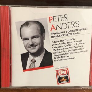 Peter Anders: Opera & Operetta Arias
