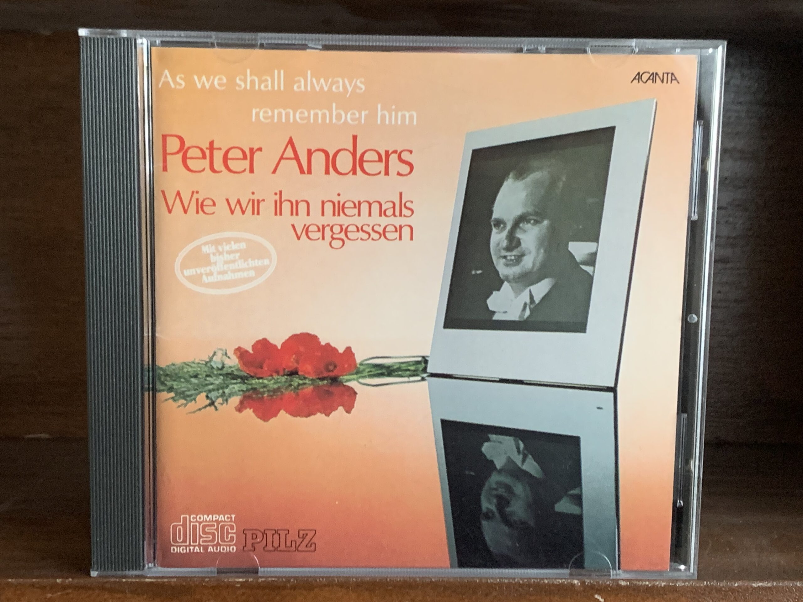 Peter Anders: Wie wir ihn niemals vergessen