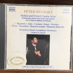 Peter Dvorský: Italian and French Opera Arias