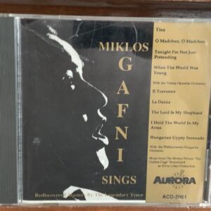 Miklos Gafni Sings: Rediscovered Masters
