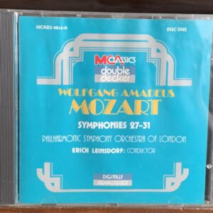 Mozart: Symphonies 27-31 (Leinsdorf Vol 1)