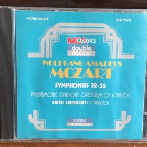 Mozart: Symphonies 32-35 (Leinsdorf Vol 2)