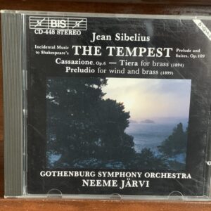 Sibelius - The Tempest / Cassazione / Tiera / Preludio