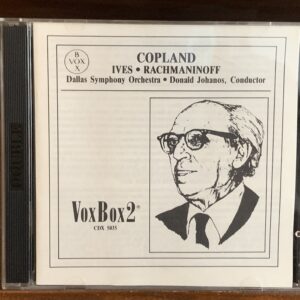 Copland / Ives / Rachmaninoff - Orchestral Works (VoxBox 2)