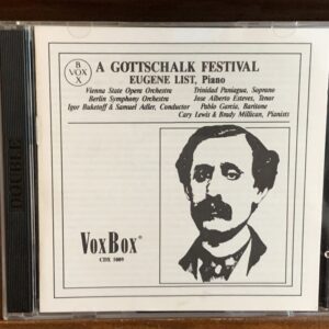 Gottschalk - A Gottschalk Festival (Eugene List)