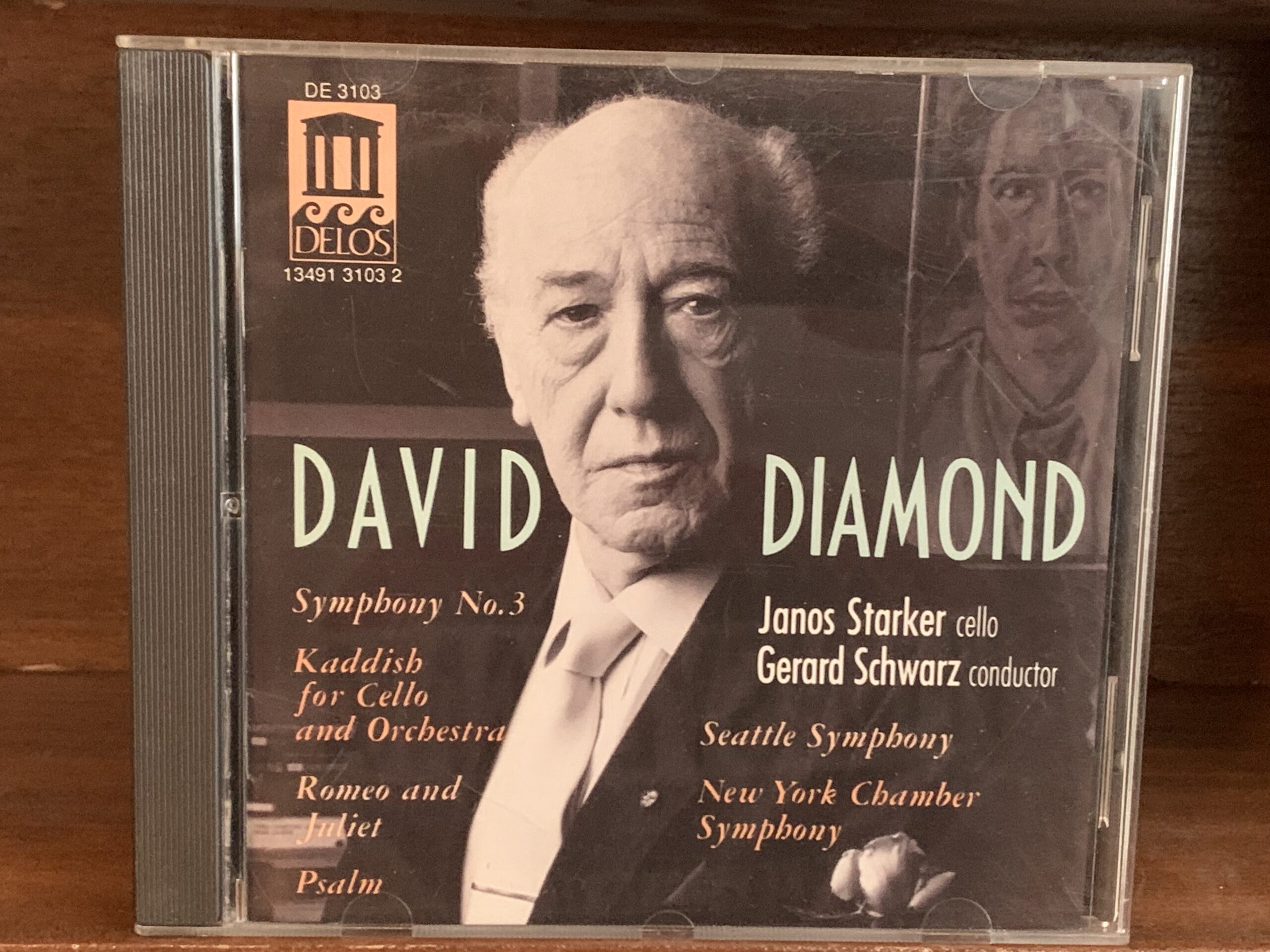 David Diamond - Symphony No. 3 / Kaddish for Cello (Delos)