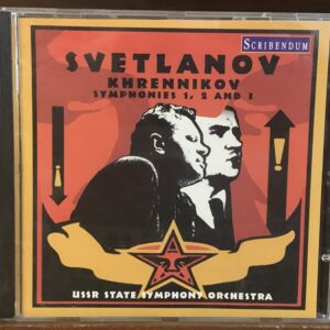 Khrennikov: Sinfonías Nos. 1, 2 y 3 - Evgeny Svetlanov / USSR State SO
