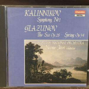 Kalinnikov: Sinfonía No. 1 / Glazunov: El Mar y La Primavera - Neeme Järvi