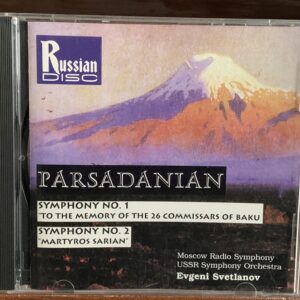 Boris Parsadanian: Sinfonías Nos. 1 y 2 - Evgeni Svetlanov