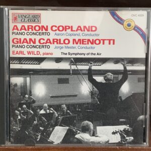 Copland & Menotti: Piano Concertos - Earl Wild, Aaron Copland, Jorge Mester