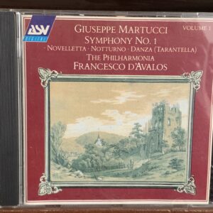 Giuseppe Martucci: Sinfonía No. 1 y Obras Orquestales (Vol. 1) - Francesco d'Avalos